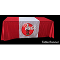 Table Runner- 30"x88"- Full color sublimated w/ Double edge stitching